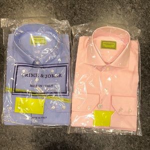 Men’s custom made Italian dress shirts size 16/41